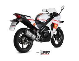 It is manufactured in thailand by a.p. Honda Cbr 125 R Exhaust Mivv Suono Inox H 060 L7 Mivv