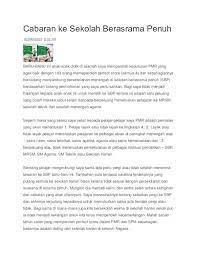 Dengan tinggal di asrama mahasiswa dapat memiliki banyak teman. Doc Cabaran Ke Sekolah Berasrama Penuh Kamariah Mohd Noor Academia Edu