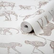 Safari Cream Rose Gold Heavy Weight Wallpaper From Graham Browns Boutique Luxury Collection Quirky M Rose Gold Wallpaper Boutique Wallpaper Gold Wallpaper