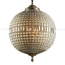 Small Globe Crystal Brass Chandelier Antique Sphere Copper Hanging Lights 1 Light Luxury Bronze Kitchen Dining Room Chandeliers Aliexpress Com Imall Com