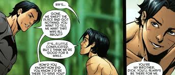 It's the mask. — Any chance of getting a post about Tim and Dick's...