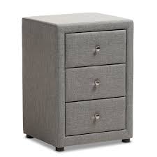 3 drawers offer plenty of storage for living room accessories, remote controls, games, and more. Gray Mauk Fabric Upholstered 3 Drawer Nightstand Fabric Bed Side Table For Sale Buy French Style Night Table Folding Bedside Table Cheap Bedside Tables Product On Alibaba Com