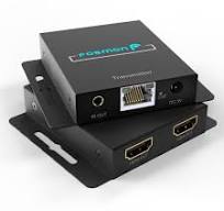 HDMI Extender Adapter Over Single Cat5e/6 Cable with AC Power Adapter