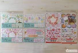 100円ショップでは色紙や寄せ書きをおしゃれにアレンジできるデコレーションシールやステッカーを販売しています 100均ダイソーで購入した桜やクローバー ハート バルーンの飾り付けシールを商品一覧でご紹介 使用できる人数やシールデザインを掲載しています