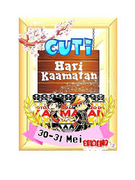 Bahagian khidmat pengurusan, pejabat setiausaha kerajaan jadual hari kelepasan am persekutuan 2019 slideshare uses cookies to improve functionality and performance, and to provide you with relevant advertising. Hari Wesak