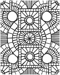 1) if you have javascript enabled you can click the print link in the top half of the page and it will automatically print the coloring page only and ignore the advertising and navigation at the top of the page. Christian Mosaic Coloring Pages