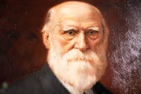 A portrait of a centenarian senator