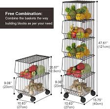 The hinged storage box comes with hand carved camel bone faux ivory/black emperor chess pieces of king height 3.5 in. Storage Organizer Bin For Kitchen 3 Tier Stackable Rolling Fruit Basket Utility Rack Pantry Closet Whifea Metal Wire Basket With Wheels And Cover Bedroom Bathroom Kitchen Dining Kolenik Storage Organization