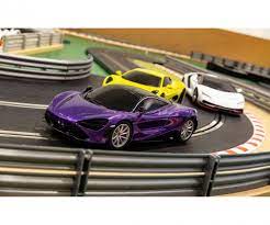 The scalextric stock car challenge set is a 1:32 scale slot car set that includes 18′ feet of track. 1 32 Arc Pro Sunset Speedway Set 3 Race Set Digital Slot Race Sets Scalextric Marken Www Carson Modelsport Com