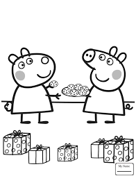 Coloring Rocks Peppa Pig Coloring Pages Peppa Pig Colouring Peppa Pig Christmas