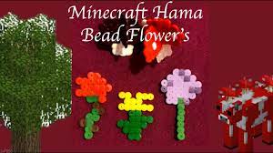 Minecraft tutorial drachenei ausbrüte dauert 10 nächte in. How To Make Minecraft Flowers Using Hama Beads Youtube