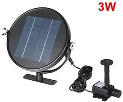 Pompe Fontaine Avec Panneau Solaire Impermeable 3w Mini Pulverisateur A Eau Flottante Pour Jardin Pompe Pour Fontaine Panneau Solaire Pulverisateur