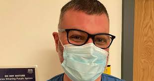 Cartoon portraits of Glasgow Children's Hospital staff help patients see  friendly face behind masks