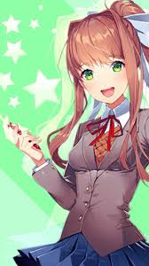 Kinnie Help Green Monika Ddlc Iphone 8 Wallpapers For A Lad To see all of her dialogue during act 3, go here.