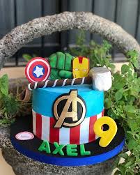 She made it exactly as planned and delivered the cake on time. Avengers Birthday Cake Ideas Popsugar Family