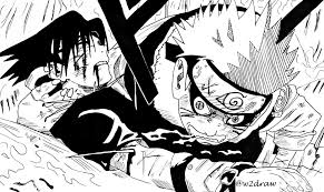 I Drew One Of My Favourite Manga Panels Naruto Manga Vs Anime Manga Anime