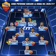 Roma calcio a 5, roma. Formazione Titolare Roma 2020 21 Con Rumor Transfermarkt