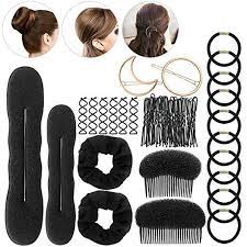 Amazon Com Hair Styling Set Hair Bun Maker Etereauty Hair Design Styling Accessorymaker Pads Hairpins Hair Br Womens Hairstyles Hair Braiding Tool Hair Rings