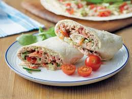 Tuna And Hummus Wraps Hummus Wrap Seafood Lunch Aldi Recipes