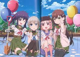 School Live Tv Anime Official Guidebook Gakkou Gurashi Anime Book Art Gakkō Gurashi