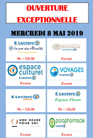 Aussi, les magasins ouvriront le mercredi 08 mai 2019 dans la limite de 10h. Centre Leclerc Montceau Montceau News L Information De Montceau Les Mines Et Sa Region