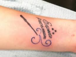 Harry Potter Tattoos Id Change The Font When They Say It It Isnt All Light And Delicite Like This Font Is Harry Potter Tattoos Tattoos Expecto Patronum Tattoo