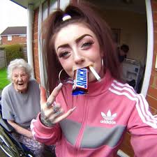 wiv me nan bruvva. yes boiiii big up nanny sue innit!