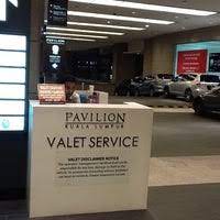Reserved parking spaces for permit holders are. Valet Pavilion Shopping Mall In Bukit Bintang