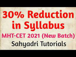 Earlier mht cet used to be based entirely on class 12 syllabus of hsc board of maharashtra. 30 Reduction In Syllabus Mht Cet 2021 New Batch Youtube