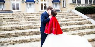 A color palette of vivid gold, royal blue, and red with a white background is an appropriate color combination. Beauty And The Beast Wedding Ideas Featured By Snappening