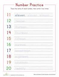 Solve class 1 maths worksheets online. 19 Number Names Worksheet For Grade 1