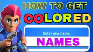 ☬™ꮆøłđəň đᴿ@ꮆøň™☬ i made it for narwhale.io and for brawl stars thanks! How To Get A Colored Name In Brawl Stars Change The Color Of Your Name Youtube
