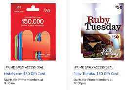 How to get $15 bonus. Amazon Save On Gift Cards For Hotels Com And Ruby Tuesday Doctor Of Credit