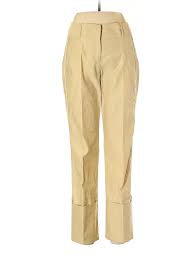 Details About Marithe Francois Girbaud Women Yellow Dress Pants 29w