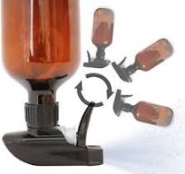 360° Spray Bottle (2 Pack) | Upside Down Spray Bottles | All Purpose  Plastic Amber Spray Bottles