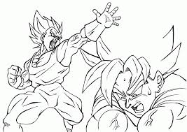 Son goku s parents decided to send the child to earth to conquer it and kill the people living there. Goku And Vegeta Coloring Pages Coloring Home