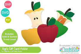 Download Apple Gift Card Holder Svg File For Cricut Silhouette