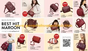 Termasuk untuk jenis produk favorit seperti jam tangan, tas ataupun aneka fashion juga kosmetik. Katalog Sophie Martin