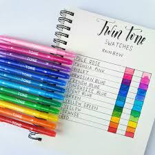 How To Create A Tombow Twin Tone Colour Tracker Lettering