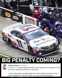 Nascar has rules to follow. Nascar On Nbc Tungsten Ballasts Falling Off The Car Are Facebook