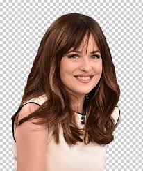 This is why the more hairs you have that are grey, the whiter your hair appears. Dakota Johnson Fifty Shades Of Grey Anastasia Steele Actor Png Clipart Anastasia Steele Bangs Bob Cut