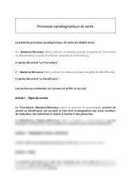 Conseils pour établir une promesse de vente. Compromis De Vente Document Et Modele A Telecharger