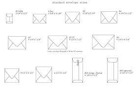 Standard Envelope Sizes Envelope Size Chart Standard Wedding Invitation Size Standard Envelope Sizes