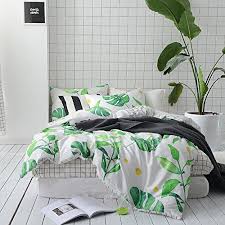In fact, the perfect down comforter for any space can take an ordinary room into stylish new territory. Bulutu Palm Tree Leaves Print Cotton Twin Kids Bedding Cover Sets For Boys Girls Reversible Nature Lattice Duvet Cover Sets White Twin Comforter Cover Zipper Closure With Ties No Comforter Buy Online In