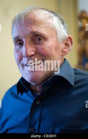 Ritratto di Kjartan Halldorsson, proprietario di Saegreifinn Foto stock