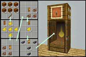Grandfather Clock Design Minecraft Bauplane Minecraft Projekte Minecraft Bauanleitung