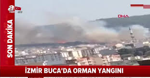 İzmir'in balçova ilçesinde ormanlık alanda yangın çıktı. Son Dakika Izmir Buca Da Yangin Takvim
