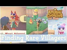 Rare Villagers Found With Less Than 40 Nook Mile Tickets Animal Crossing New Horizons Youtube Animal Crossing Animals Village