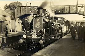 Coronation Train Penrith 1910 Mountain City Australia History City Library
