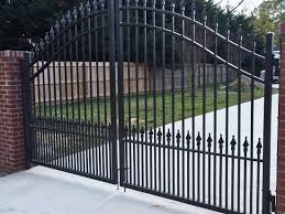 Residential Gates In Raleigh Custom Ornamental Wrought Iron Aluminum Gates For Driveways Iron Gates Driveway Iron Gate Design Wrought Iron Driveway Gates
